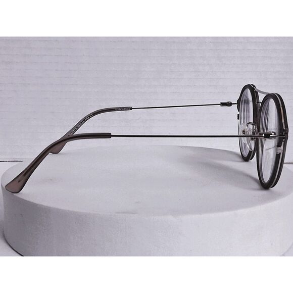 Firmoo S7227X 49-21-143 C5 Gray Crystal Full Frame Round Eyeglasses Frames - Picture 6 of 15